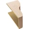 Ekena Millwork 12"W x 12"D x 24"H Wide Greensboro Rough Cedar Woodgrain TimberThane Corbel, Primed Tan CORUR12X12X24GRNRCPR - alternate 5